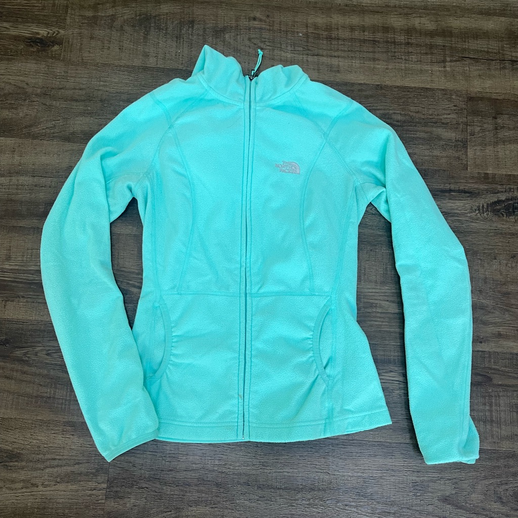 The North Face Zip Up Fleece Jacket With Hood